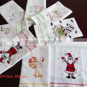 100%cotton gift towels with embroidery logo