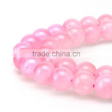 Nice Smooth Round Rose Quartz Gemstone Loose Beads