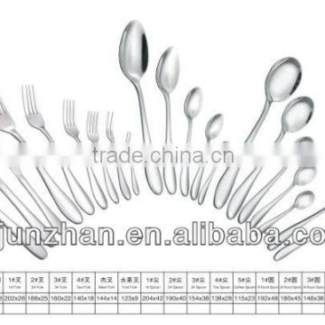 Stainless Steel Flatware 84pcs with low price and factory direct sell