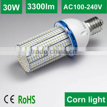 2014 new design led corn light 30w led bulb E27 warm white AC100-240V