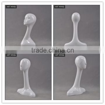 no face cheap hair mannequin heads for sale with shoulders for hat