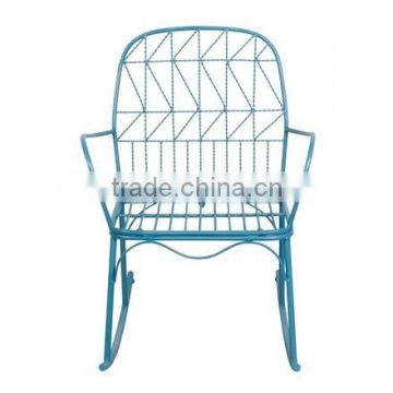 Modern Style Metal Children Rock Chair with Powder Coating in Multiple Color