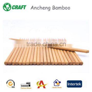 21cm easily cleaned stocked bamboo chopstick for restaurant