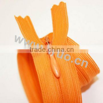 Color #3 Invisible Nylon Close End Zipper Manufacture