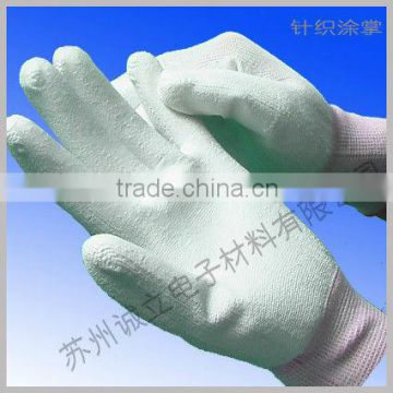 Palm Coated Knitted Nylon Gloves
