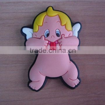 3D cute Cupid deity baby gift rubber fridge magnet