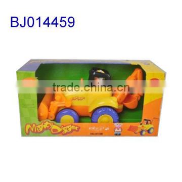 New hot baby cartoon toys/ funny farmer toy plastic toy tractor