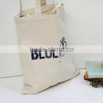 Guangzhou manufacture factory price foldable shopping bag white portable recyclable shopping cotton bag