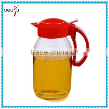 Oil/Vinegar Bottle Glass Oil Dispenser with Handle