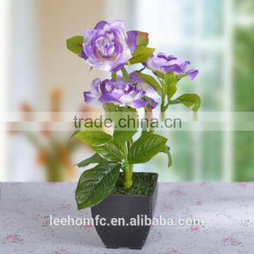 artificial flower rose plastic purple rose flowers guangdong