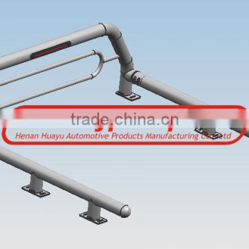 High quality 3" Stainless Steel Single Tube Roll Bar with light FOR 2004 L200