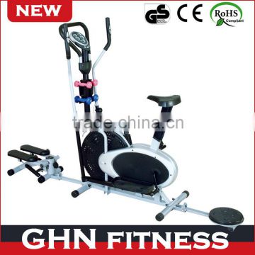 stepper and twister function elliptical cycle