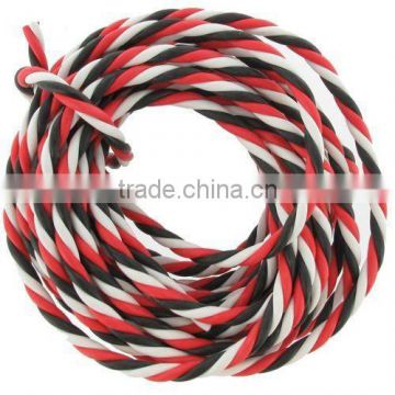 22AWG Futaba Twisted Servo Wire Black / Red / White