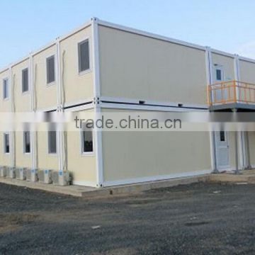 two layer flat pack iron structure container house for office