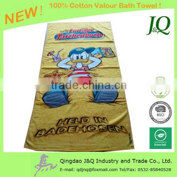 100 Cotton Velvet Bath Towel Made In China