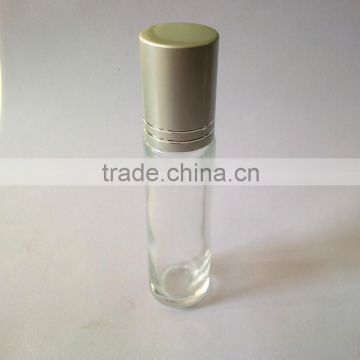 Clear bottle 10ml roll on baller glass bottle for cosmetic packaging bottle