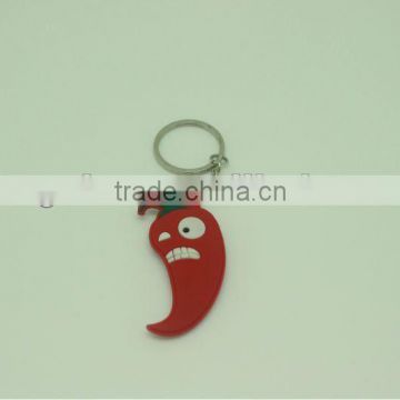 high quality silicone custom key chain