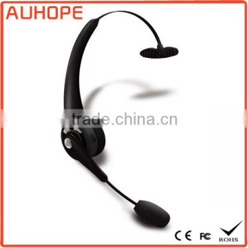 Multi-point 5 hours talk time single side supra-aural bluetooth headset with microphone