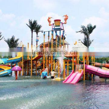 Meduim water house for water park equipment