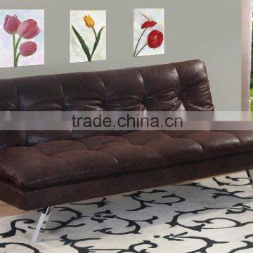 New arrival High quality Luxury folding leather sofa bed