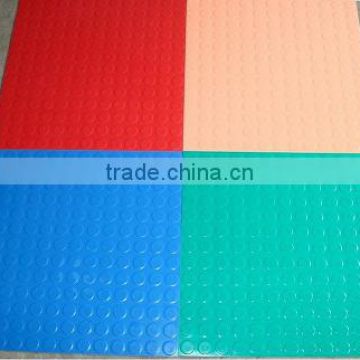 Waterproof Colored Rubber Round Stud Coin Flooring Mats