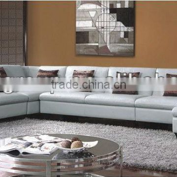 Bisini Elegant Hotel Leather Sofa Set Design (BG90469)