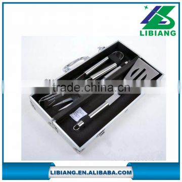 Stainless steel bbq tool set 3 pcs