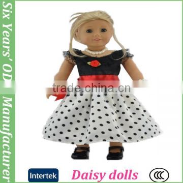 beauty costume spotted doll dress suit 18 inch girl doll