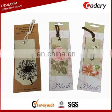 Hot selling canvas bookmark wholesale custom bookmarks
