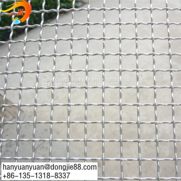 65Mn steel wire Iron wire square Hole crimped wire mining screen mesh