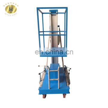 7LSJLI Jinan SevenLift 8 meter 100kg hydraulic electric portable aluminum adjustable platform ladder