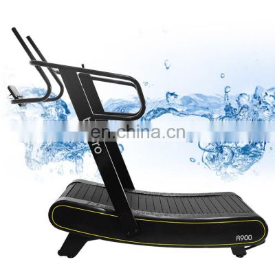 China heavy duty Curved treadmill & air runner for sale non-motorized fitness running machine sport exercise equipment supplier