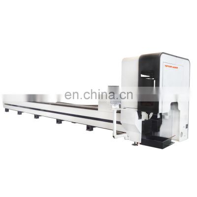 cnc fiber metal tube pipe laser cutting machine for hardware