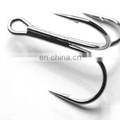 Factory straight hair various specifications hook three hook high carbon steel anchor fish Fishing hook