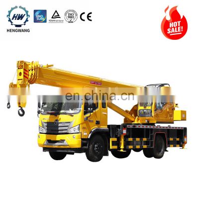 Auto Lifting Crane 16 ton Truck Mounted Crane With 5 Hydraulic Outriggers