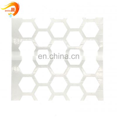 custom  Hex hole perforated metal mesh for ceiling mesh