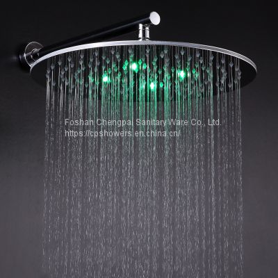 shower set with 12inch round LED shower head showr arm bathroom shower sytem