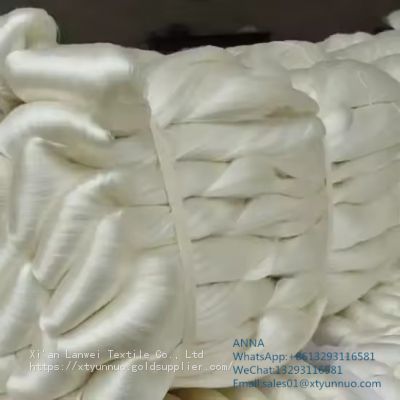 For Machine Knitting Natural Undyed Mulberry Silk Yarn Wonderful White Shiny