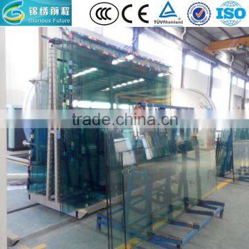 dichroic laminated glass with 0.76mm PVB film (SGP) CE TUV certification