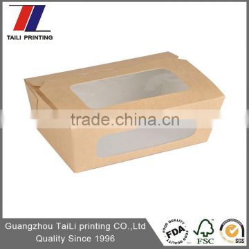 Custom dye cut window paper box