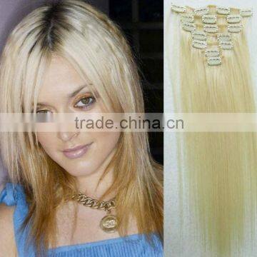 hot selling 2013high quality & cheap virgin wholesale hair extensions clips