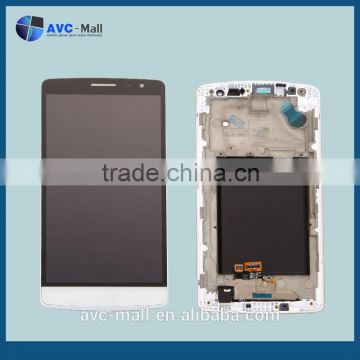 china whole sale LCD screen assembly w/frame for LG G3 mini white