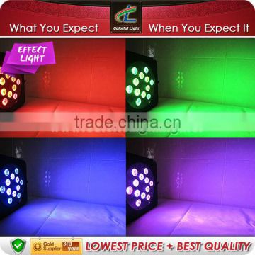 Colorful Light !LED Flat Par Lights 12*10W RGBW 4in1 LED