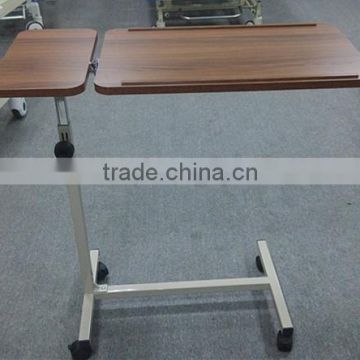 adjustable dining table hospital bedside table over bed table for sale