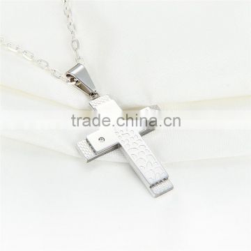 DAIHE stainless steel christian cross charm pendant