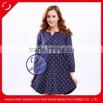 wholesale custom design full printed maternity clothes, women maternity clothing top, high quality breastfeeding top