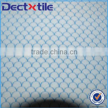 fish scale shape NT lycra fabric with fish scale shape for stage wear and others