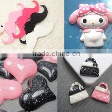 flat back Kawaii resin cabochon wholesale