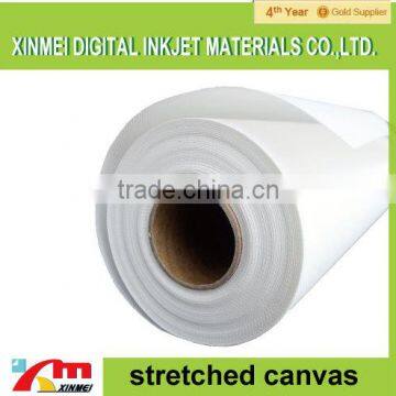 Chinese Waterproof Cotton and Poly Blend Inkjet Canvas with high quality