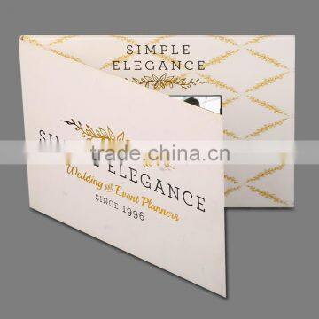 Alibaba gift items lcd video brochure card